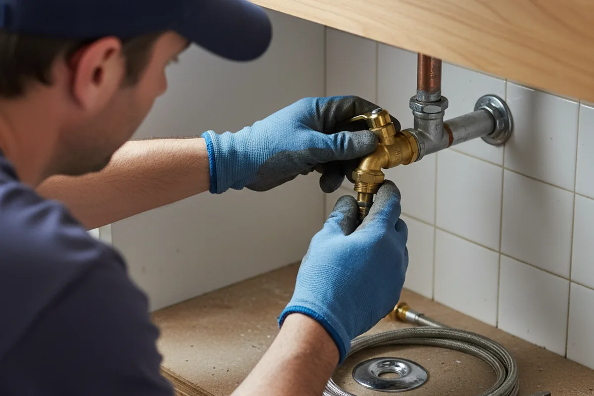 Shutoff valve and fitting work during Repiping in Grapevine